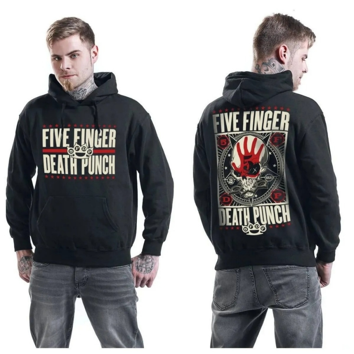 Streetwear Brand For Men - Black Sports Casual Hoodies Printed Men