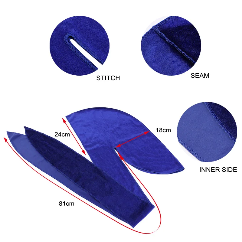 kkjoy Unisex Velvet Durags Ban - Streetwear Brand Hats recension och pris