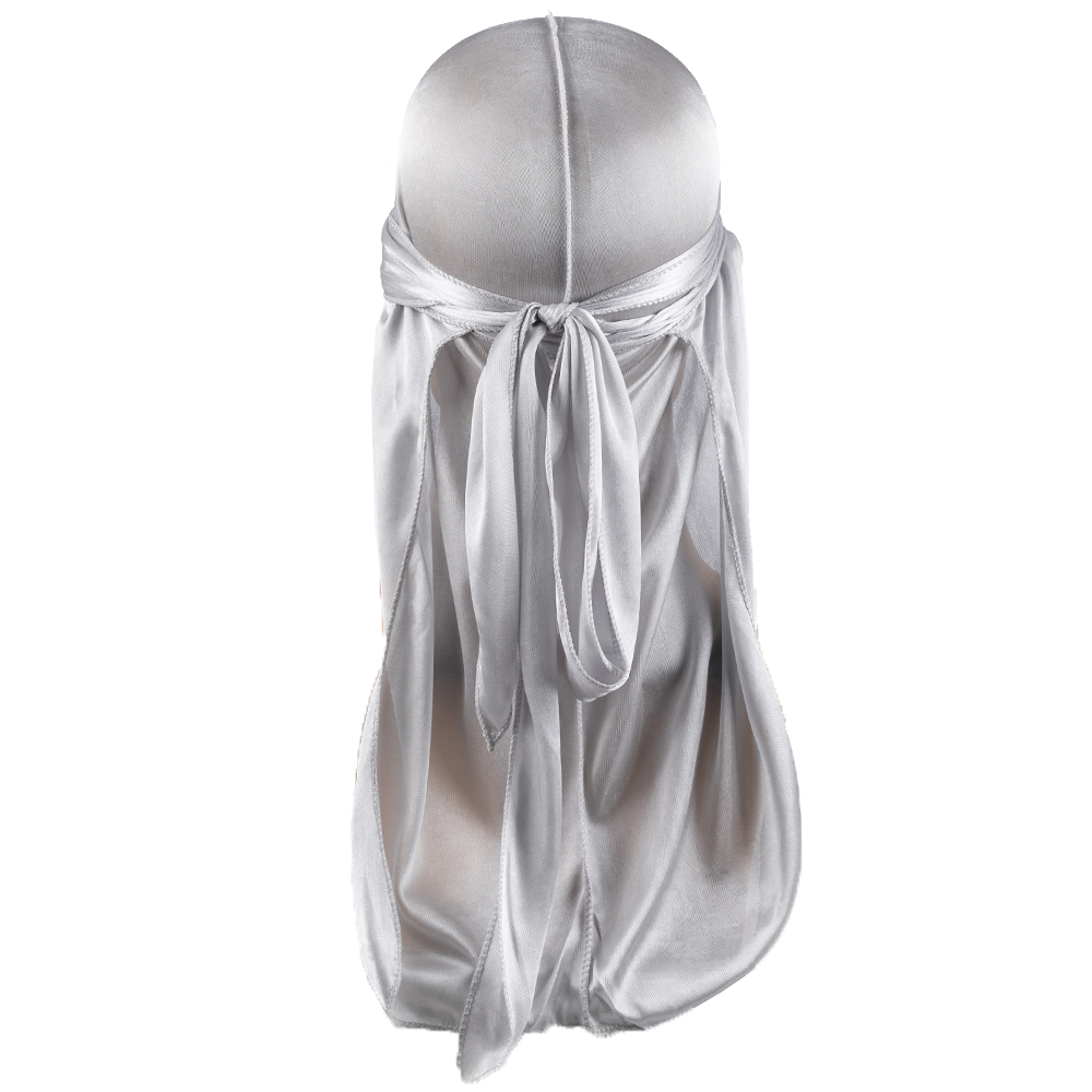 Black Satin Silky Durag Long T - Streetwear Brand Hats recension och pris