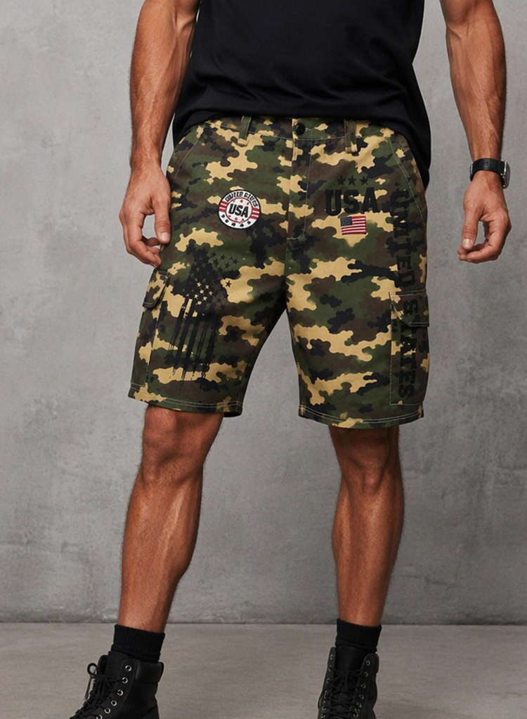 Mens Camo Cargo Shorts USA Fla - Corteiz Cargo Pant recension och pris