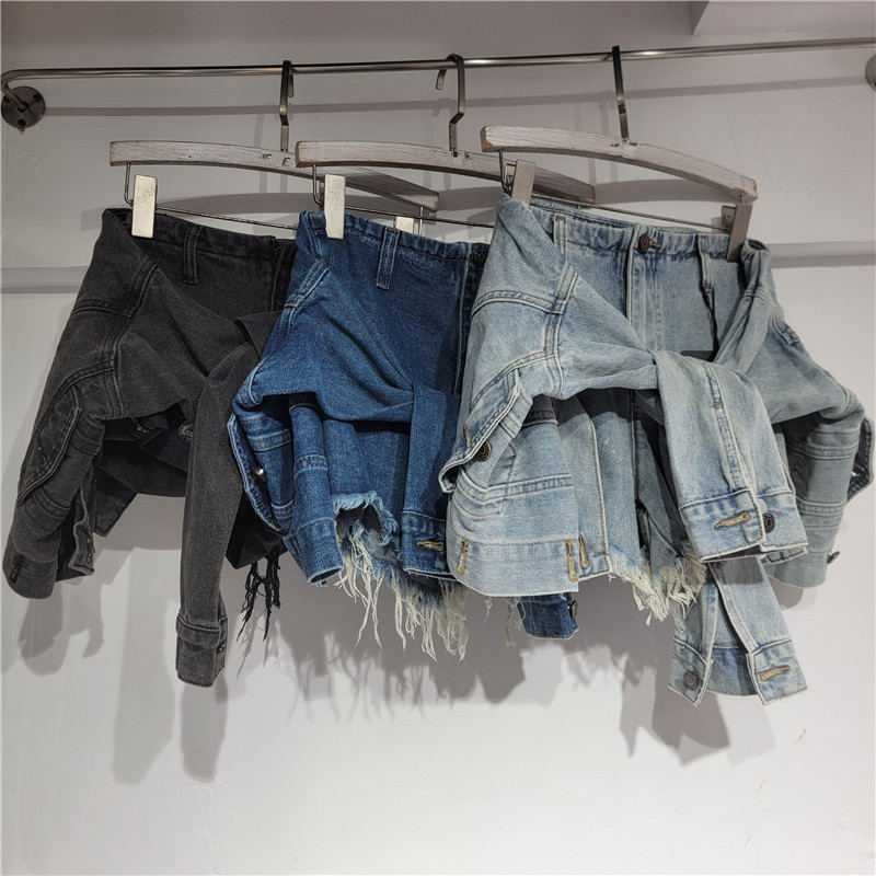 Denim Shorts Women Jeans Vinta - Streetwear Brand Shorts recension och pris