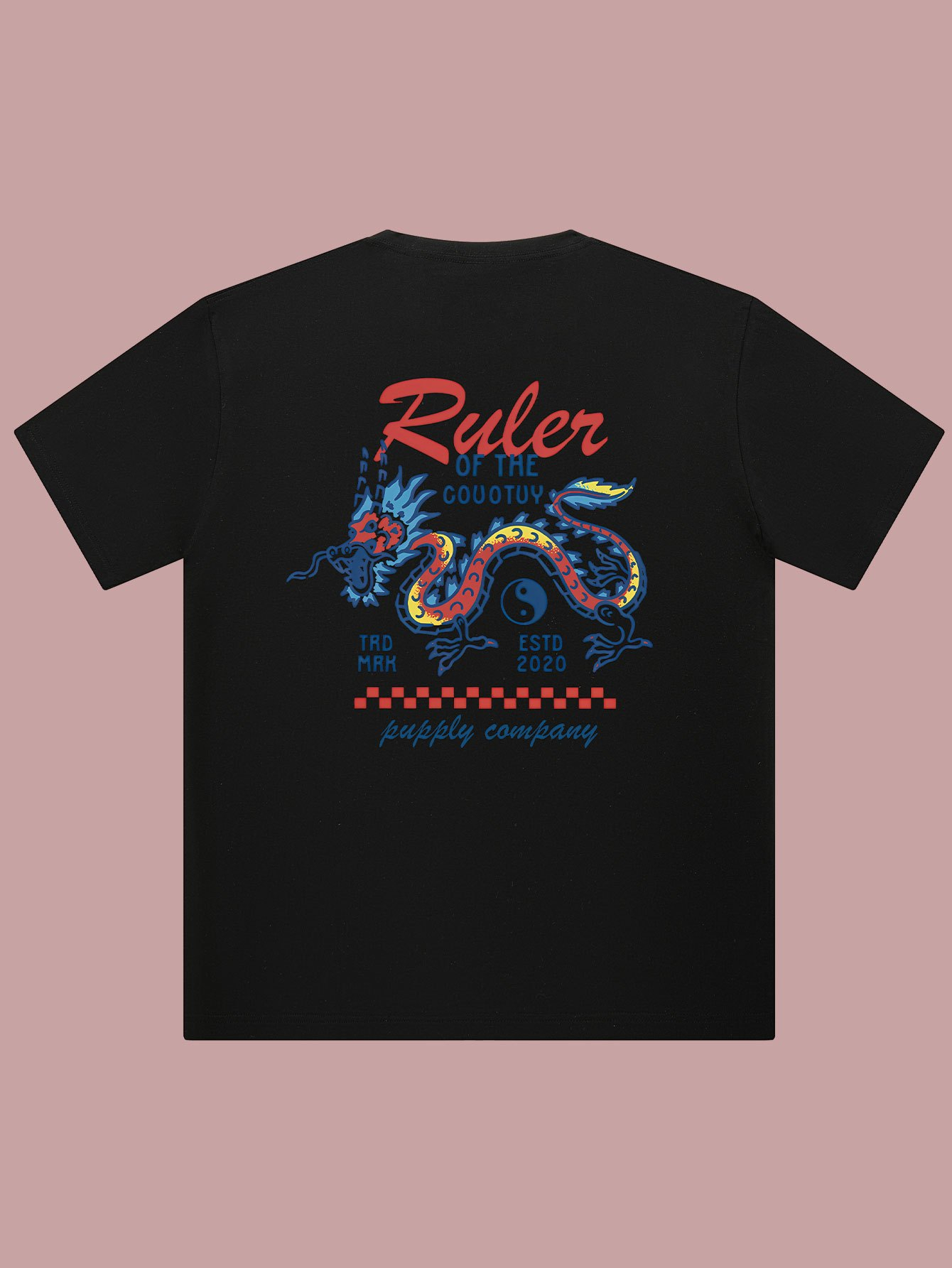 Tai Chi Dragon King Print Tren - Streetwear Brand Shirts recension och pris